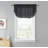 Infinity Solid Tiered Valance Curtain, 55" x 24"-1048958244