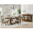 Gordonville Dining Side Chair with Grey Fabric in Cherry (2 Per Carton)
