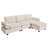 Oversized modern comfy comfy sofa with Ottoman-867979012