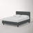 Adrien Upholstered Platform Bed-342217540-342217533