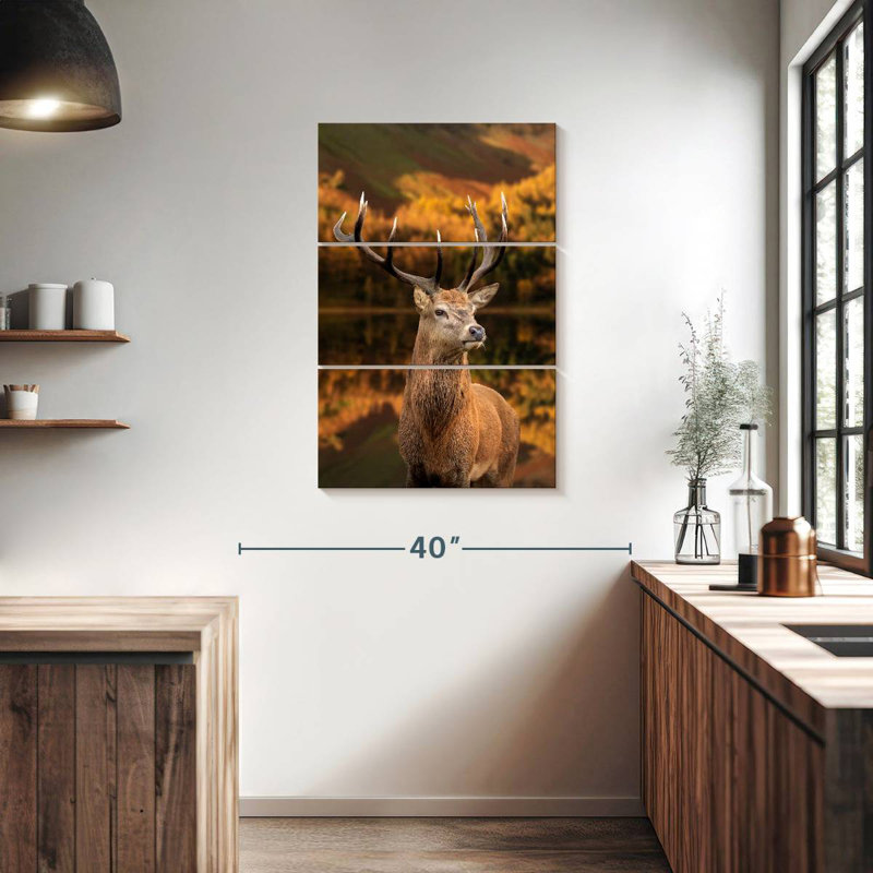 Brampt Mighty Stag Deer, 38" H x 24" W