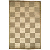 Tibetan Shag Green/Beige Area Rug