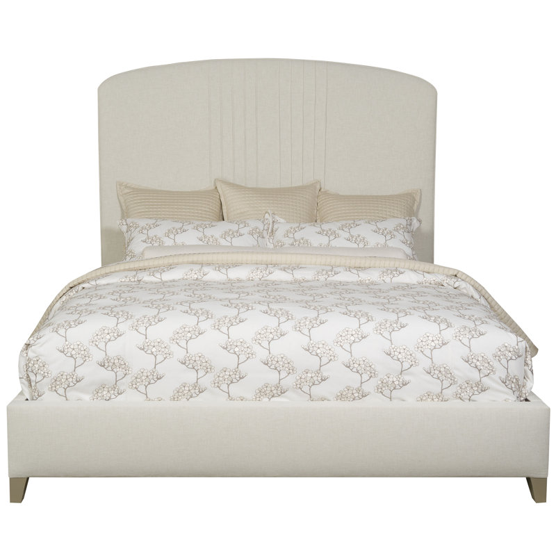 Sofia Pleated King Bed, Nadia Steam, Havana