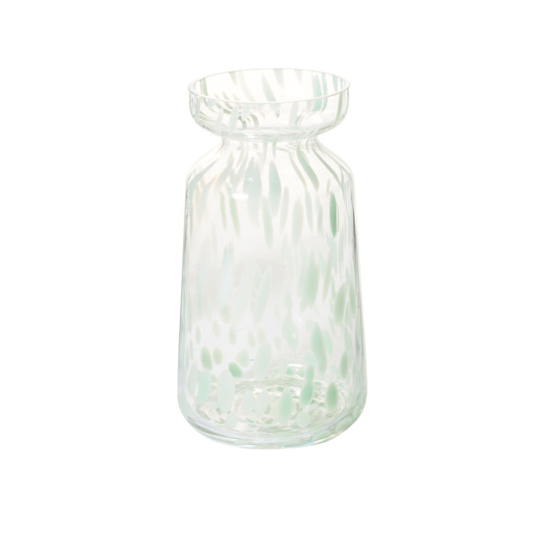 Vase de table en verre Aude, Vert