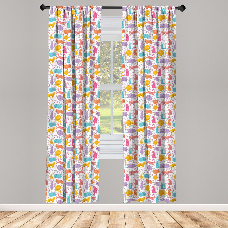 Semi-Sheer Rod Pocket Sliding Panel, 28" x 95"