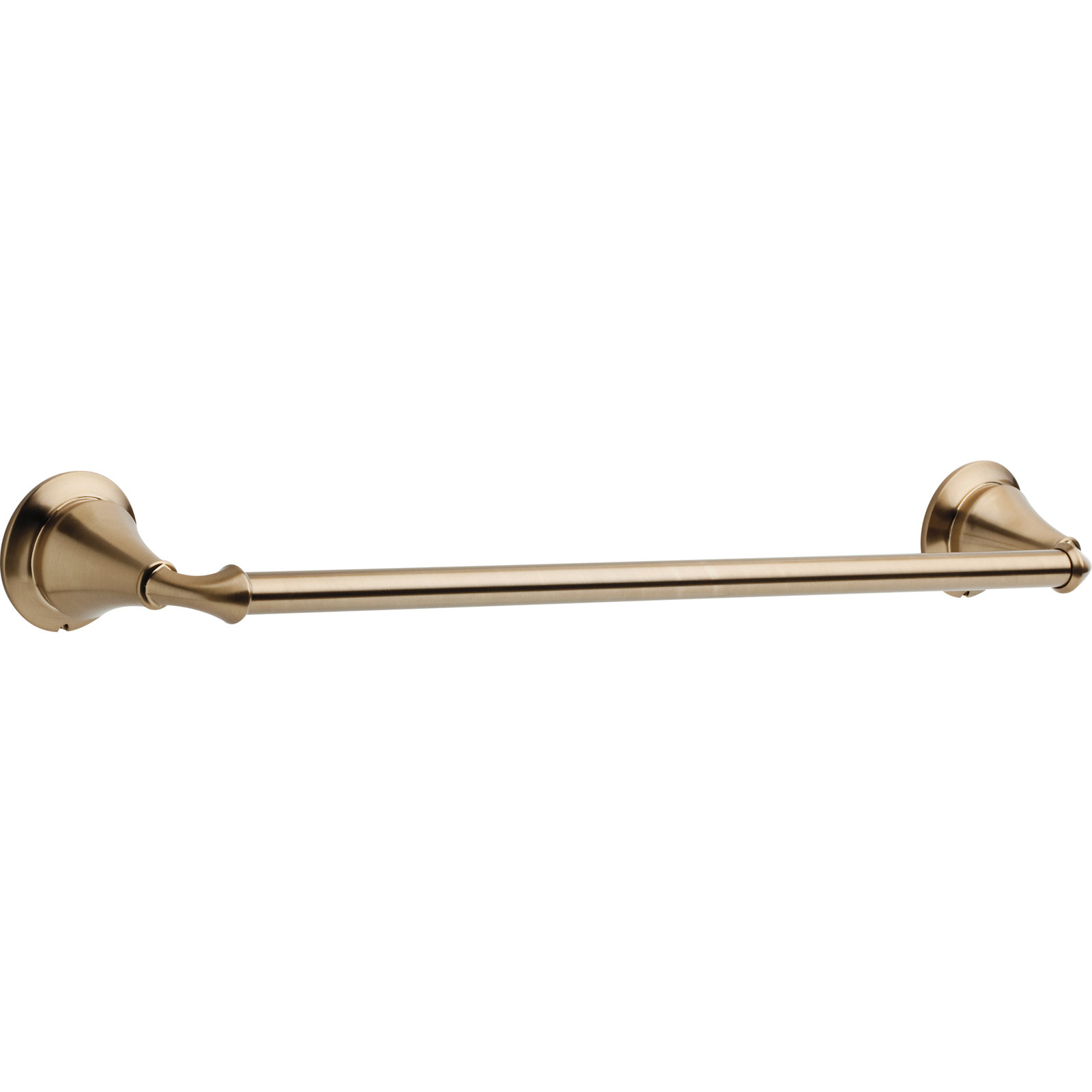 Linden™ 18" Wall-Mounted Towel Bar, Brilliance Champagne Bronze