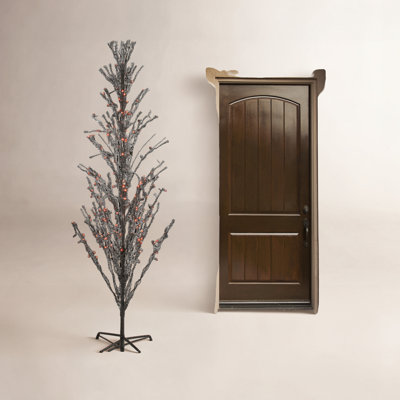 Lighted Halloween Twig Tree