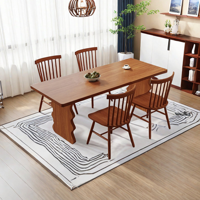 Rectangular Dining Set, 29.53"H x 70.87"L x 31.5"W