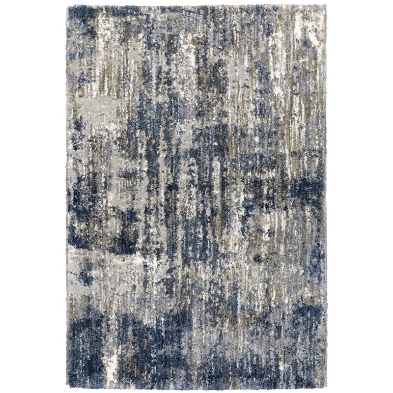 Sven Performance Abstract Indoor Rug, Rectangle 6'7" x 9'6"