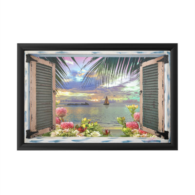 " Tropical Window " by Leo Kelly