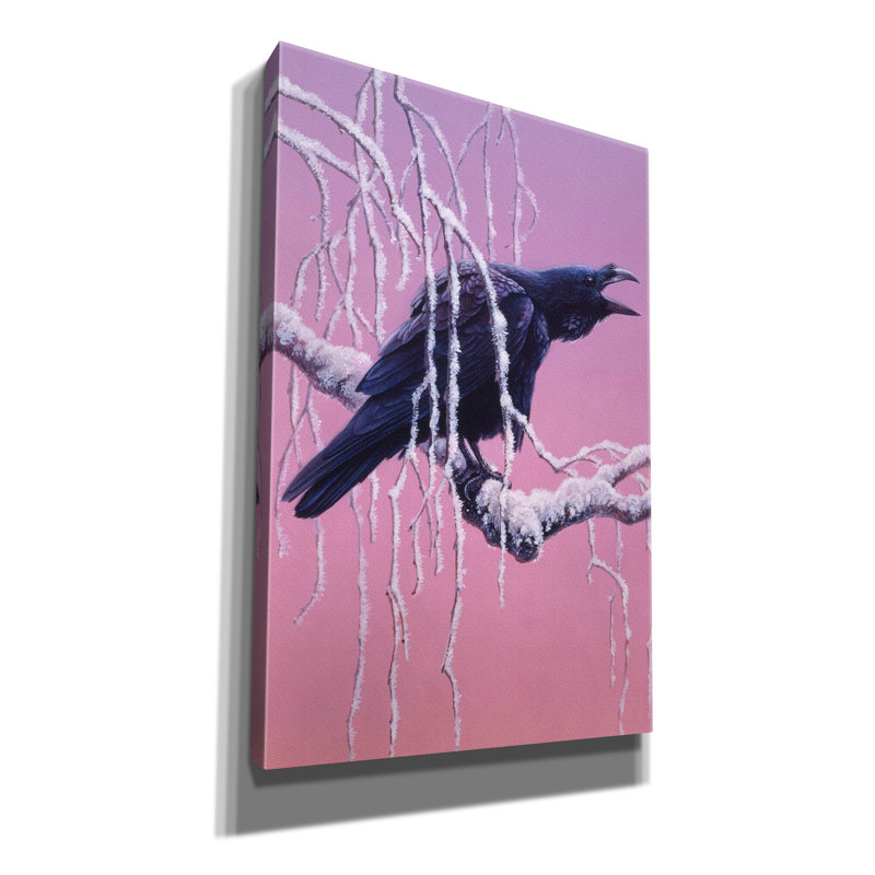 «Epen Graffiti» «Raven» par Harro Maass, toile murale Raven par Harro Maass, L 12 po x H 18 po x P 0,75 po