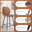 Tabouret de comptoir rembourré avec structure en métal-1097442545-1096874570