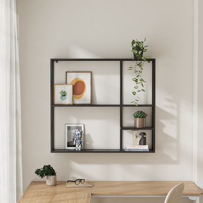 Aaban 3 Piece Metal Floating Shelf