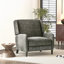 Fauteuil inclinable surdimensionné en tissu texturé-498436238