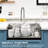 Stainless Steel Sink 33"X22", Overmount, Single Bowl - Construction, Practical Kitchen Design, With Grid Drain Overmount Installation, Strong And , Easy To Maintain Cleanliness, Cutting Board-124993350-124993351