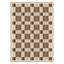 Tapis d'intérieur beige / brun à motif géométrique Prolr-707875637