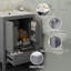 Meuble-lavabo 24 po avec lavabo en céramique-726099394