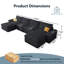Canapé modulaire Boneless 141 po Cloud-678566019