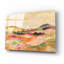  «California Bloom» par Silvia Vassileva, art mural en verre acrylique, 16 po x 12 po