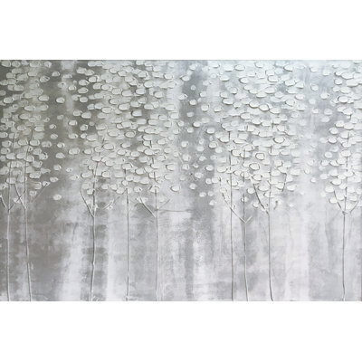 " White Forest Memory " Painting Print