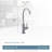 Moen SIP Modern Cold Water Kitchen Beverage Faucet with Optional Filtration System-94342549