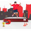 Twinkle Sleep Kids Coil Red Mattress, Medium-Firm with Durable Open Coil Core-115283155