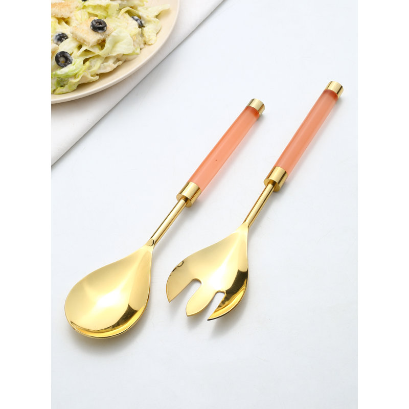 Uyen Stainless Steel Salad Servers