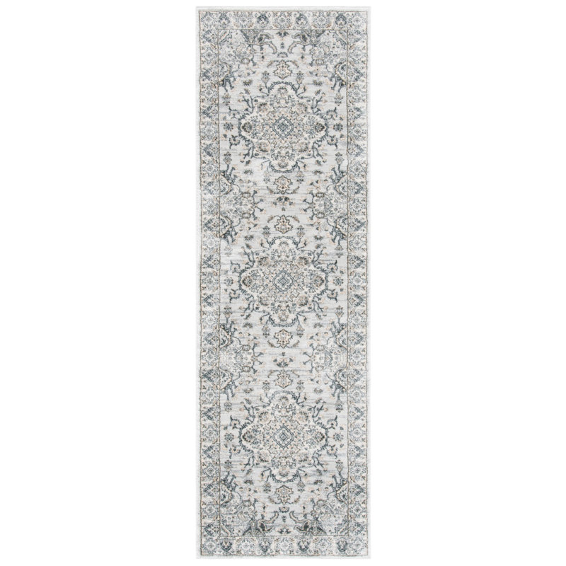 Tapis oriental Delmer Performance, Tapis de couloir 2 pi 2 po x 8 pi