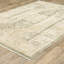 Tapis Wyline à franges vertes et dorées, style tribal mondial vieilli-328594827