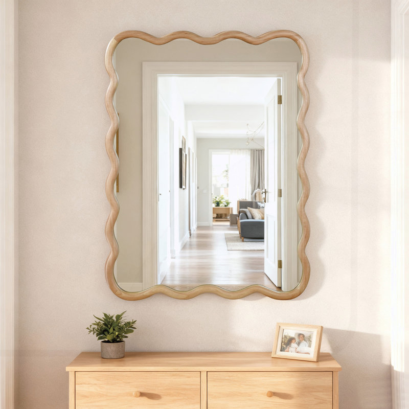 Miroir décoratif 30 "x 40", Natural Wood