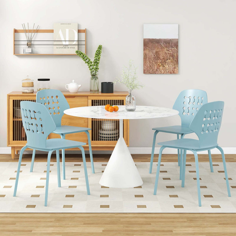 Lonney 18'' H Side Chair, Blue