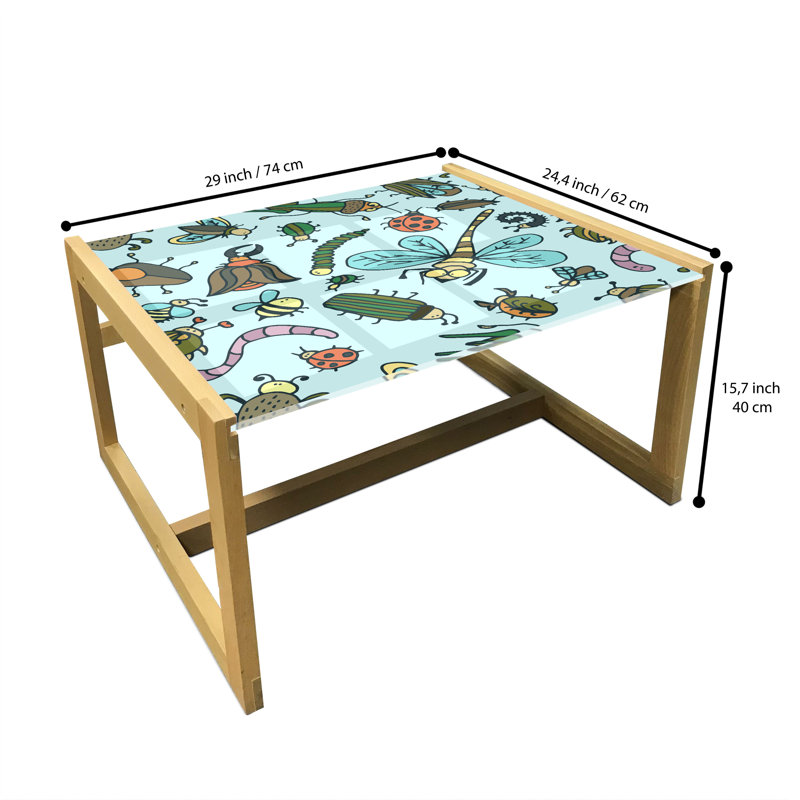 Table basse East Urban Home, H 15,75 po x L 29,13 po x l 24,4 po