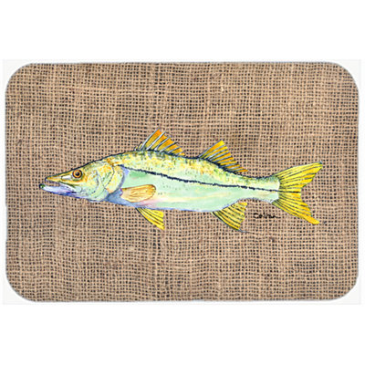 Caroline's Treasures Snook Fish Glass Cutting Board