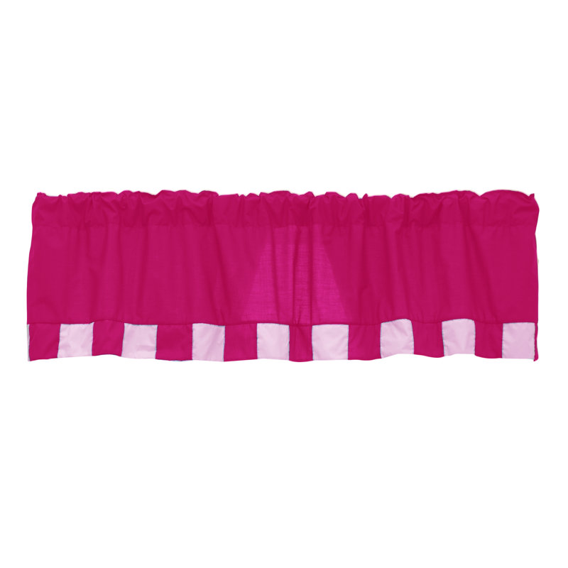 Jupe de fenêtre 72" patchwork Izquierdo, Rose