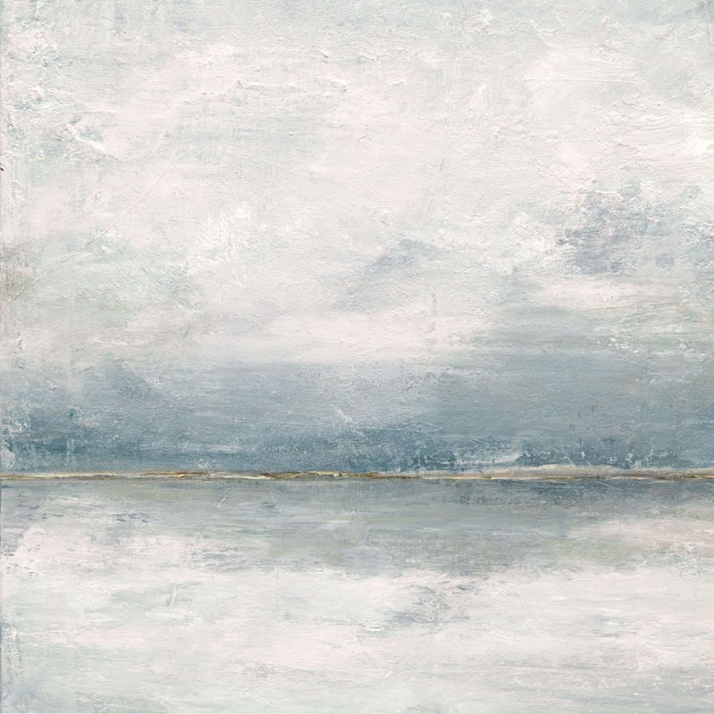 Sultry Breeze - Artist Enhanced Canvas Print, 24" H x 24" W x 1" D, Wrapped Canvas