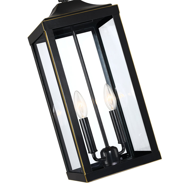 Lanterne suspendue d'extérieur H 20 po Gaudencia, Bronze