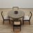 5-Piece Dining Set Mid-Century Modern Wooden Table & Upholstered Chair Set For Home, Kitchen, Dining Room-118350969-118350971-118350972