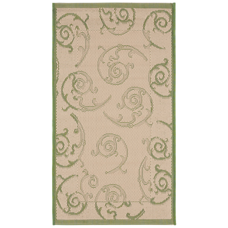 Darryl-James Performance Floral Indoor/Outdoor Area Rug, Rectangle 2' x 3'7"