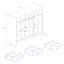Buffet Farmhouse avec 3 tiroirs et 3 portes