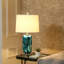 Cranmo 61.2cm Table Lamp for Bedroom Furniture, Bedside Buffet Lamp with Glass Base
