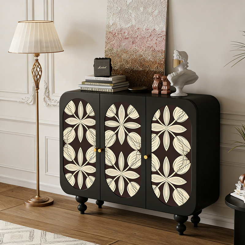 Armoire de rangement French Art, Noir