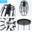 Bavory 3 - Light Satin Black Cluster Pendant