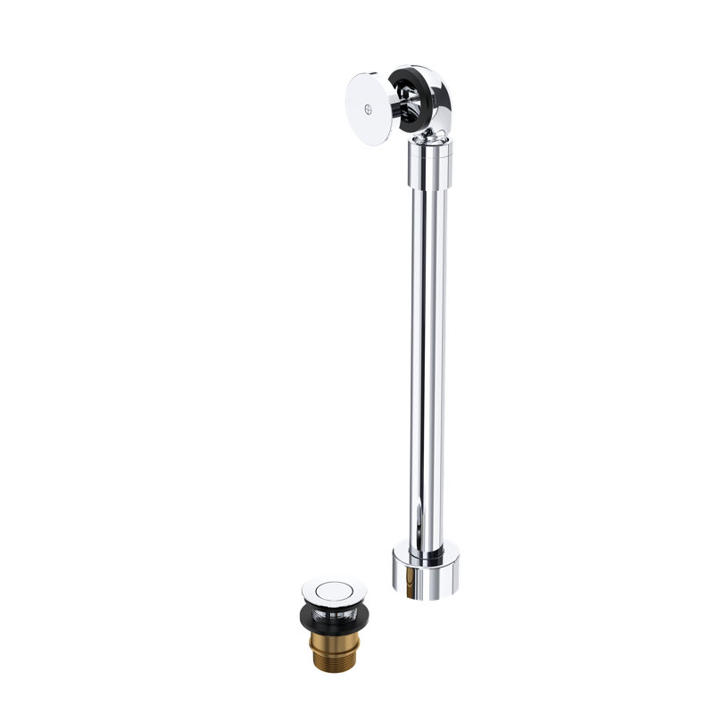 Freestanding Leg Tub Drain, Polished Chrome