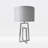 Epone 30Cm Polished Chrome Plate Table Lamp