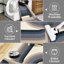 Tapis lavable à la machine avec envers en caoutchouc pour salon Moderen-695978295