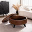 Table basse ronde avec plateau de rangement dissimulé amovible (table incluse seulement)