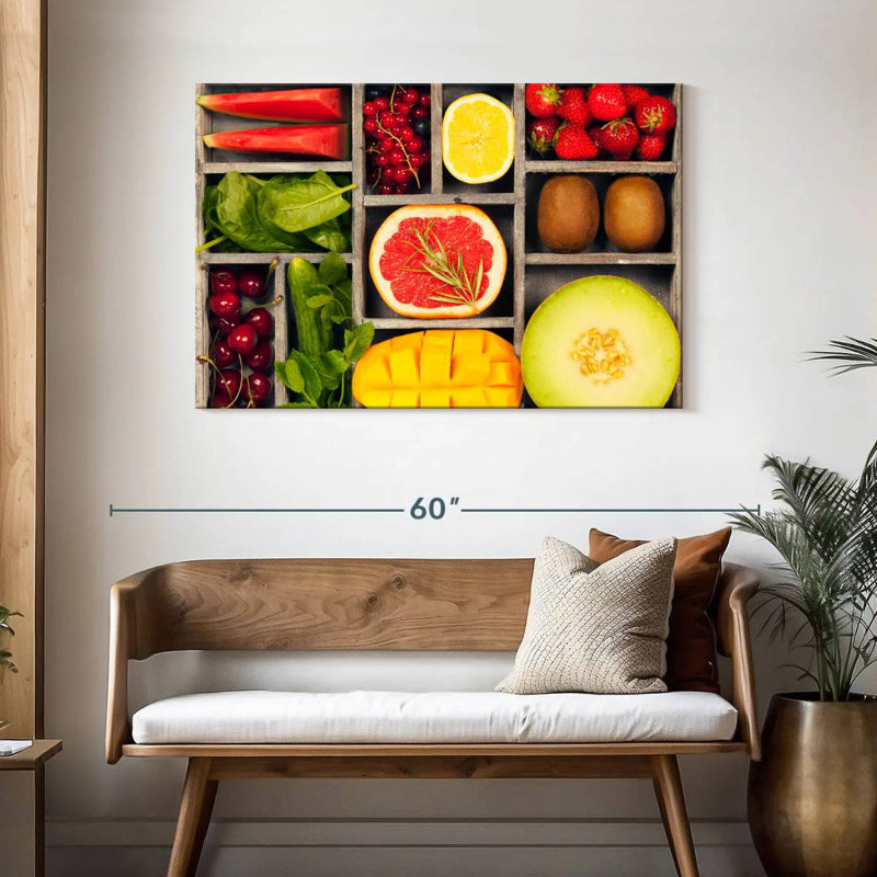 Yarlin Vegetable And Fruit Bento, 30" H x 45" W