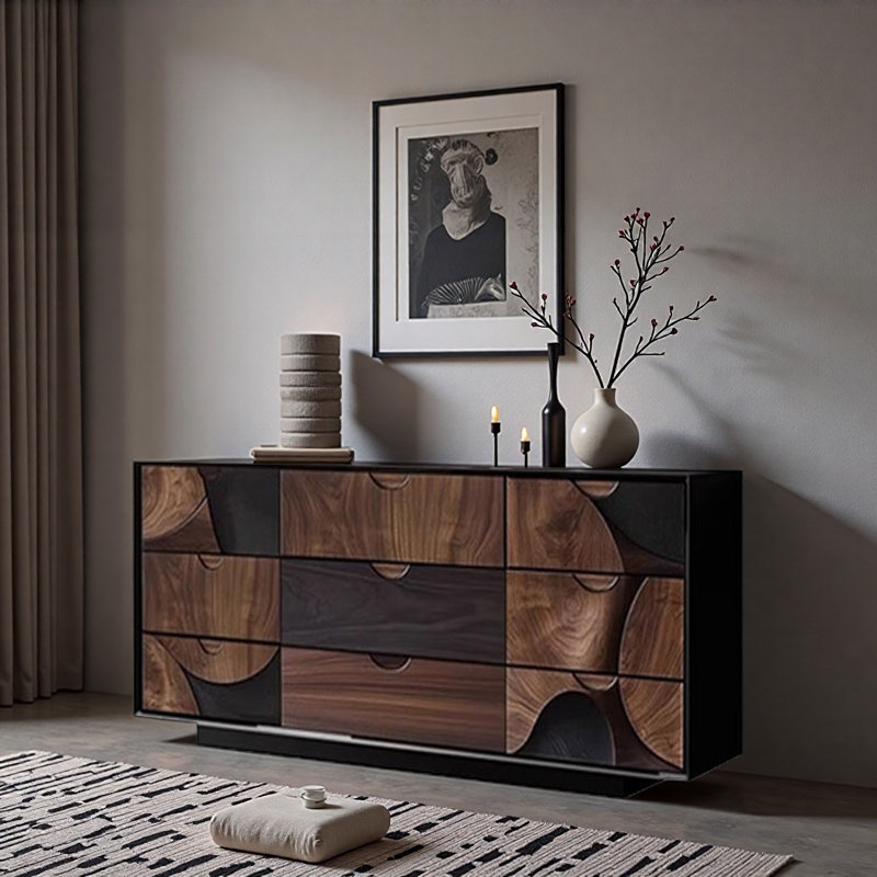 Buffet Italian Minimalist, H 33,46 po x l 47,24 po x P 13,78 po