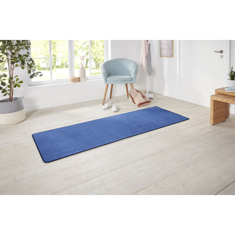 Nasty Tufted Blue Rug, Runner 80 x 300cm