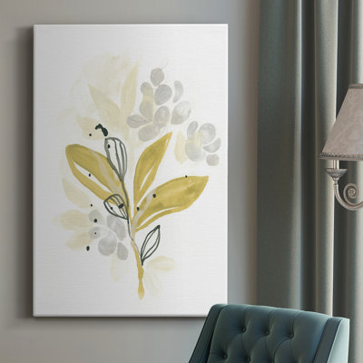 Le jardin minimaliste II - peinture sur toile tendue
